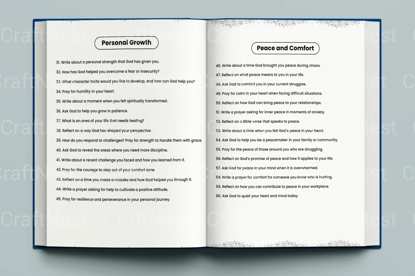 Prayer Prompts Guide for Inspiration - CraftNest - Digital Crafting and Art