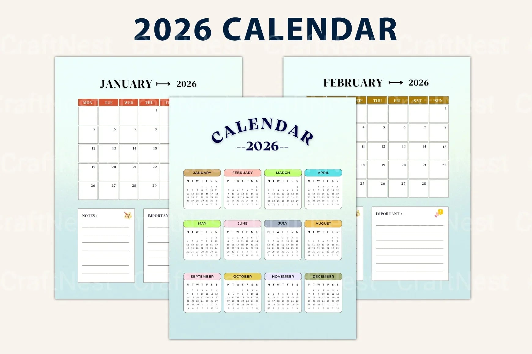 Student Success Planner Organizer - CraftNest - Digital Crafting and Art