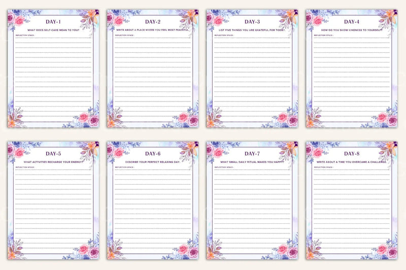 Daily Self-Care Prompts for Personal Wellbeing - CraftNest - Digital Crafting and Art