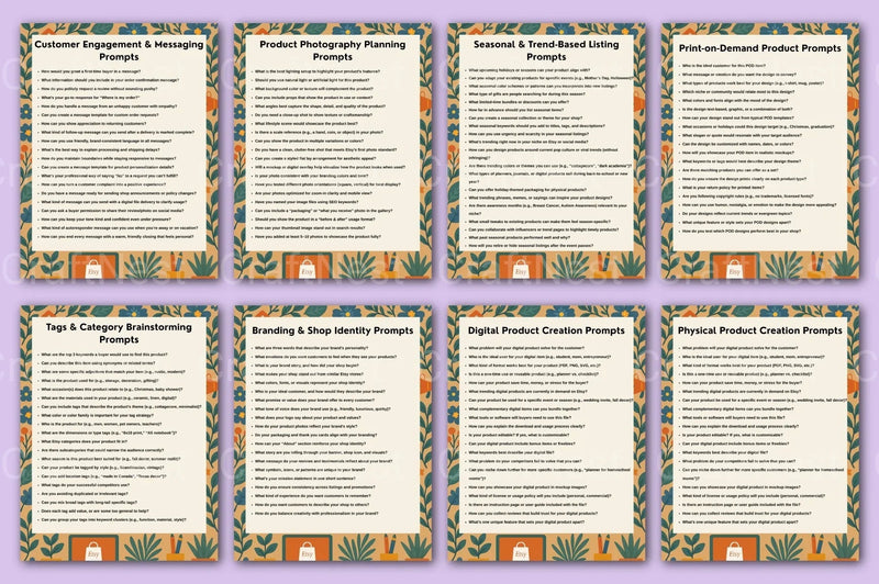 Etsy Seller Prompt Guide for Success - CraftNest - Digital Crafting and Art