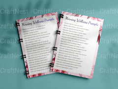 Daily Wellness Prompts Book for Mindful Living - CraftNest - Digital Crafting and Art
