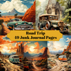 Road Trip Junk Journal Pages