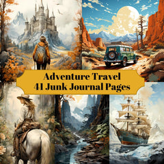Adventure Travel Junk Journal Pages - CraftNest