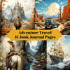 Adventure Travel Junk Journal Pages