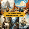 Adventure Travel Junk Journal Pages