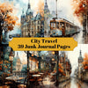 City Travel Junk Journal Pages