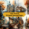 City Travel Junk Journal Pages