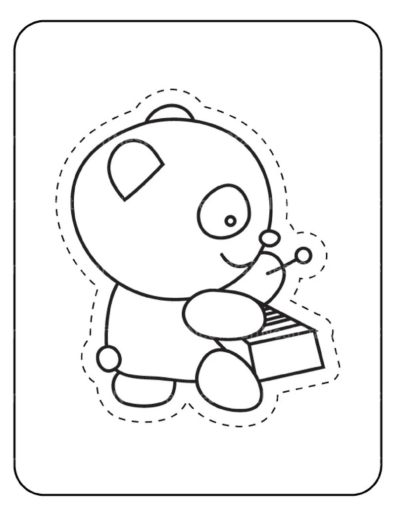 Kids Easter Coloring Book 2 - CraftNest - Digital Crafting and Art