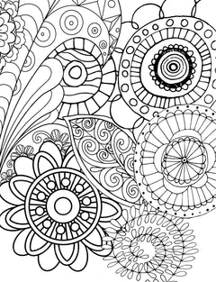 Colorist Heaven Flower Coloring Book - CraftNest - Digital Crafting and Art