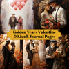 Golden Years Valentine's Day Junk Journal Pages
