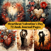 Heartbeat Valentine's Day Junk Journal Pages