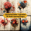 Quantum Bohr Valentine's Day Junk Journal Pages