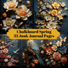 Chalkboard Spring Junk Journal Pages