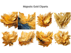 Majestic Gold Clipart - CraftNest