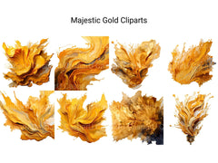 Majestic Gold Clipart - CraftNest
