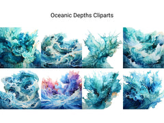 Oceanic Depths Clipart - CraftNest