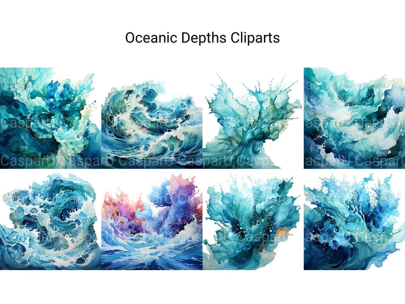 Oceanic Depths Clipart - CraftNest