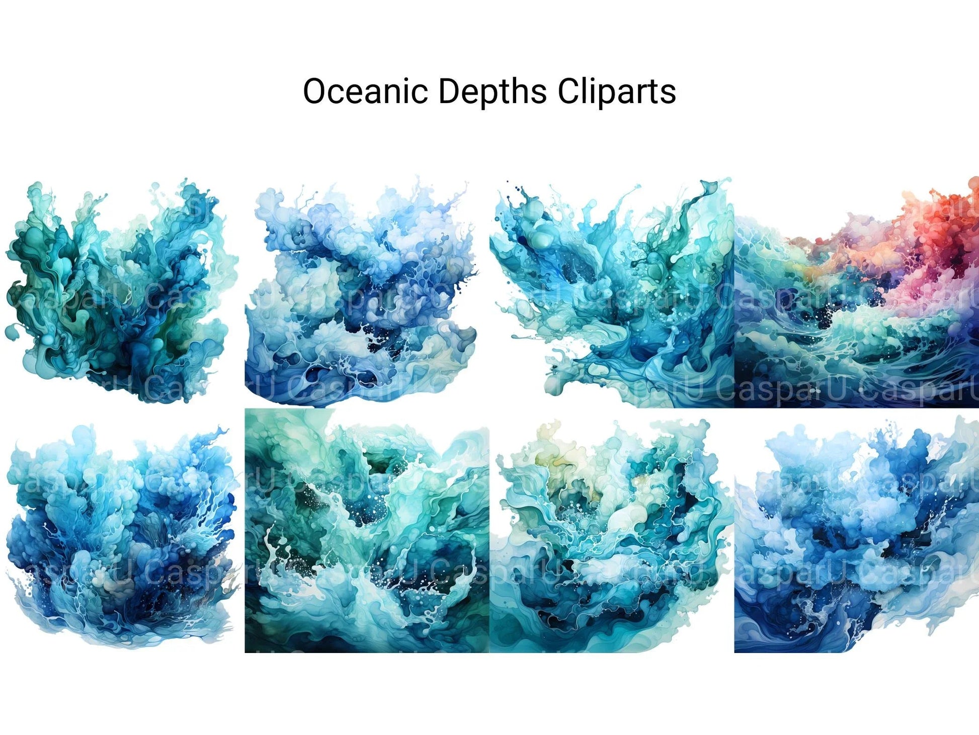 Oceanic Depths Clipart - CraftNest