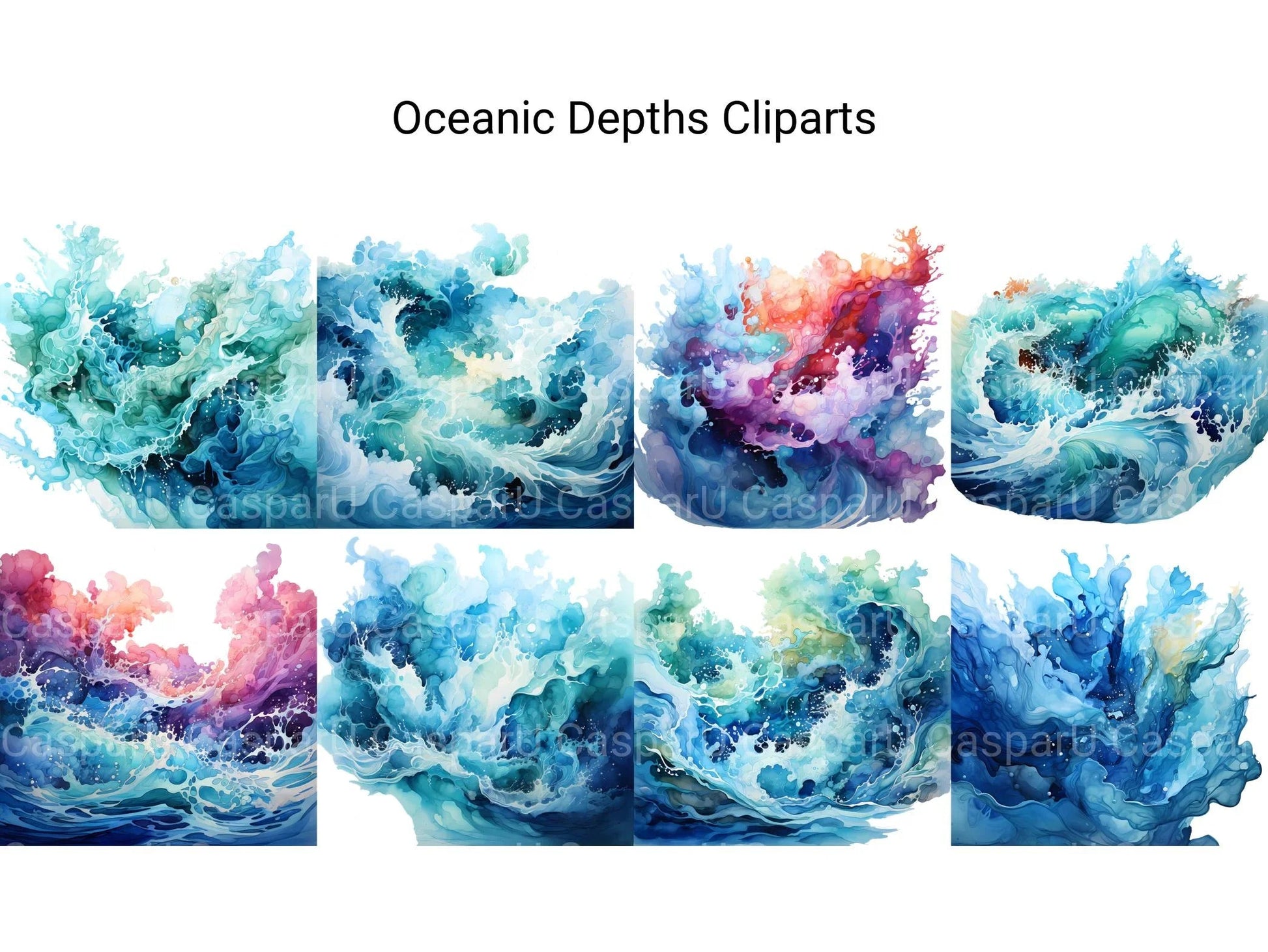 Oceanic Depths Clipart - CraftNest