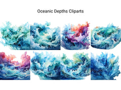 Oceanic Depths Clipart - CraftNest