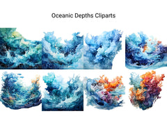 Oceanic Depths Clipart - CraftNest