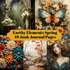 Earthy Elements Spring Junk Journal Pages