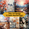 Fine Art Spring Junk Journal Pages