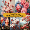 Floral Spring Junk Journal Pages