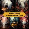 Gothic Spring Junk Journal Pages
