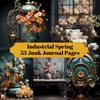 Industrial Spring Junk Journal Pages