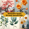 Minimalist Spring Junk Journal Pages