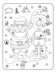 Kids Christmas Coloring Book - CraftNest - Digital Crafting and Art