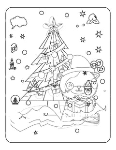 Kids Christmas Coloring Book - CraftNest - Digital Crafting and Art