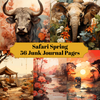 Safari Spring Junk Journal Pages