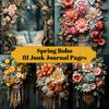 Spring Boho Junk Journal Pages