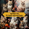 Spring Cats Junk Journal Pages