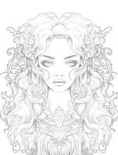 Little Princess Coloring Book - CraftNest - Digital Crafting and Art