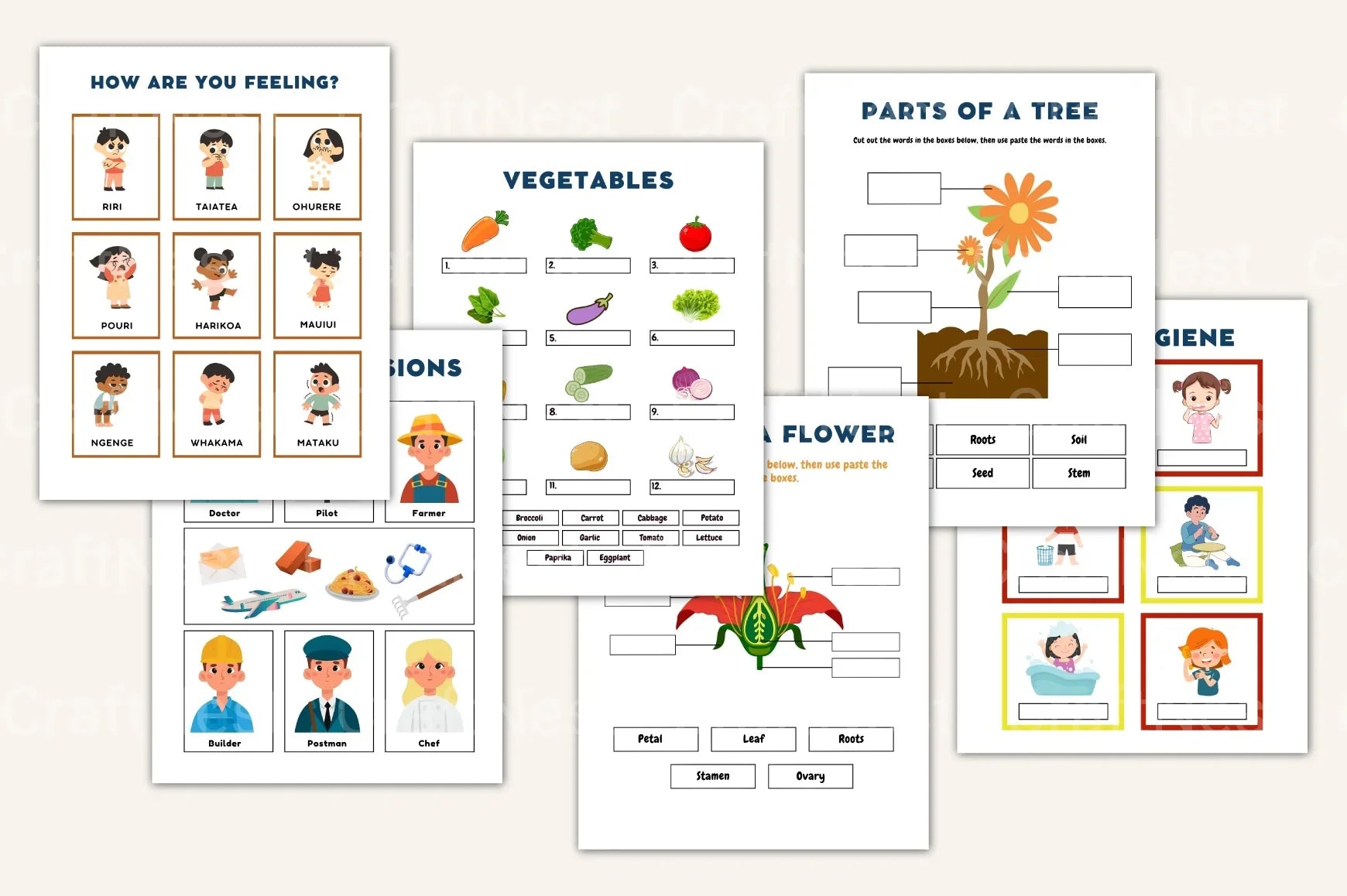 Educational Posters for Kids - CraftNest - Digital Crafting and Art