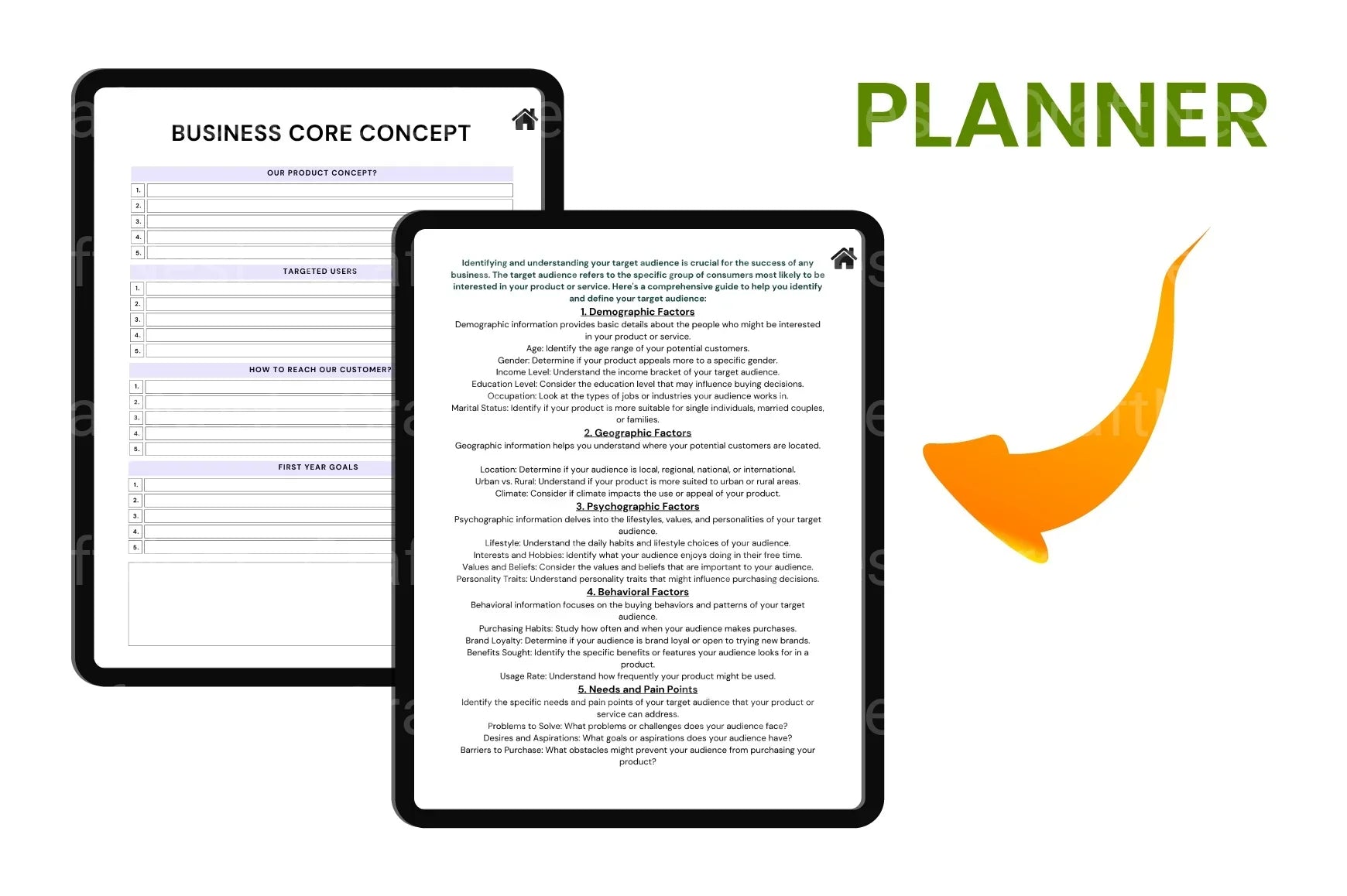 Entrepreneur Success Workbook for Achieving Business Goals - CraftNest - Digital Crafting and Art