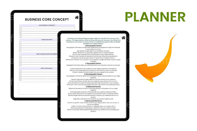 Entrepreneur Success Workbook for Achieving Business Goals - CraftNest - Digital Crafting and Art