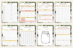 Savings Budget Organizer - CraftNest - Digital Crafting and Art