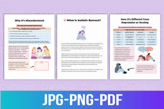 Autistic Burnout Recovery Guide - CraftNest - Digital Crafting and Art