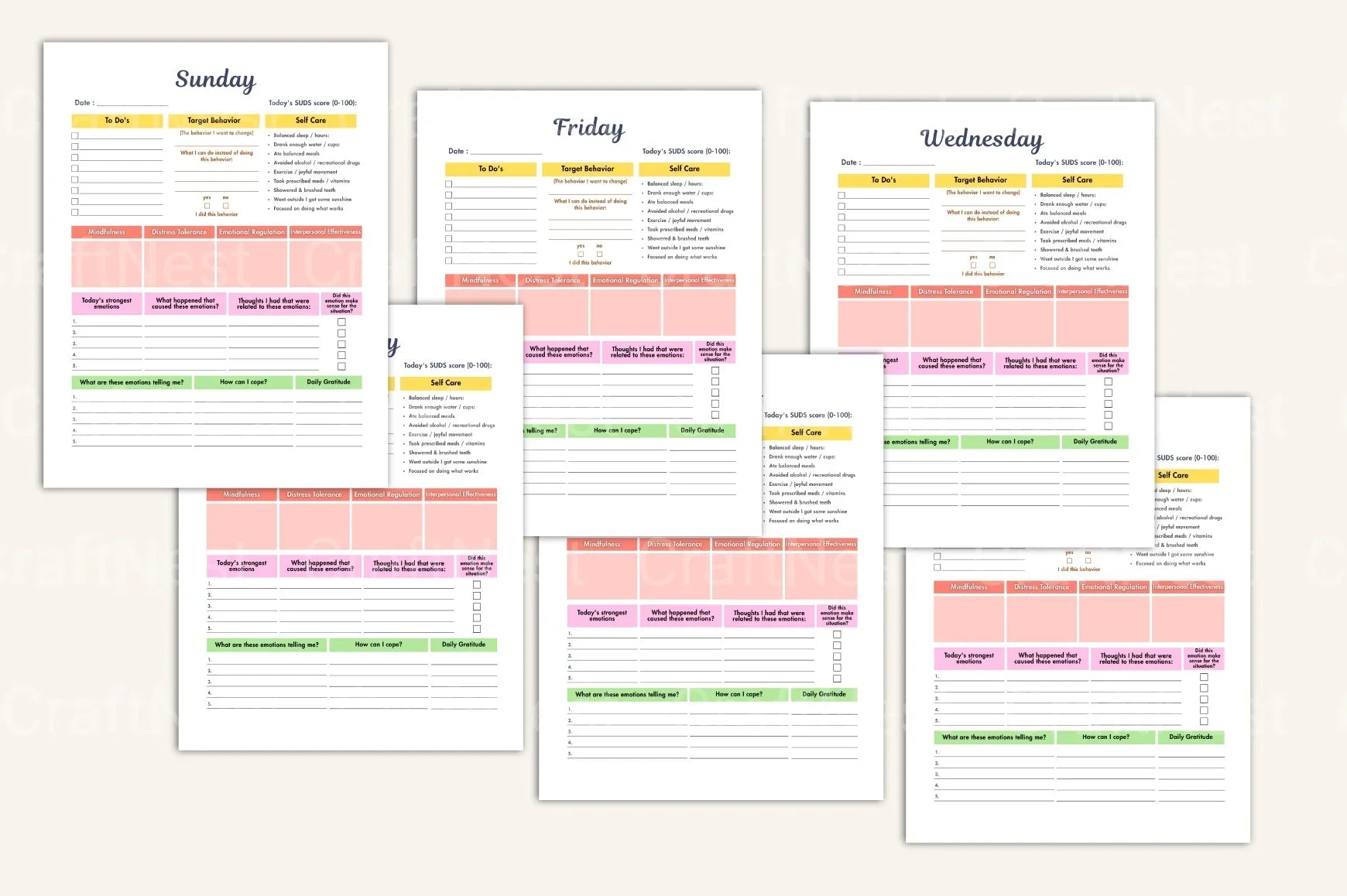 Dialectical Behavior Therapy Guide - CraftNest - Digital Crafting and Art