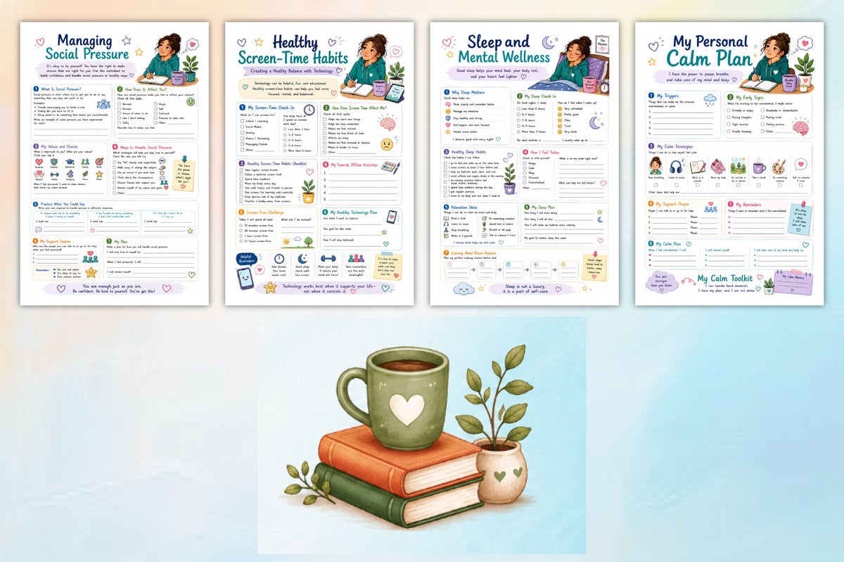 Calming the Busy Mind: Teen Workbook