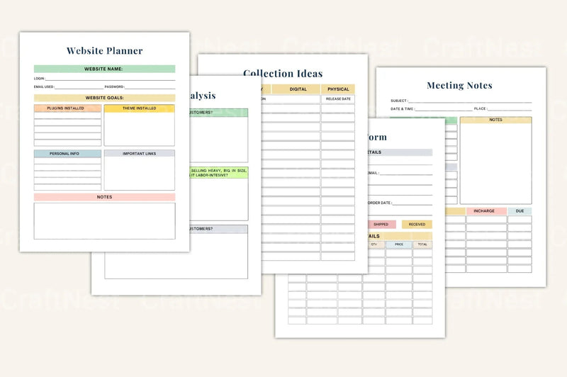Small Business Financial Bookkeeping Guide - CraftNest - Digital Crafting and Art