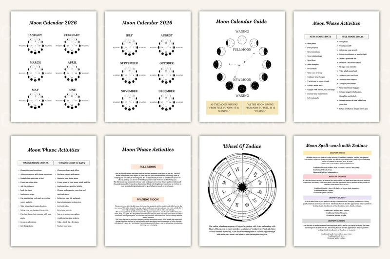 Moon Phases Rituals Guide - CraftNest - Digital Crafting and Art