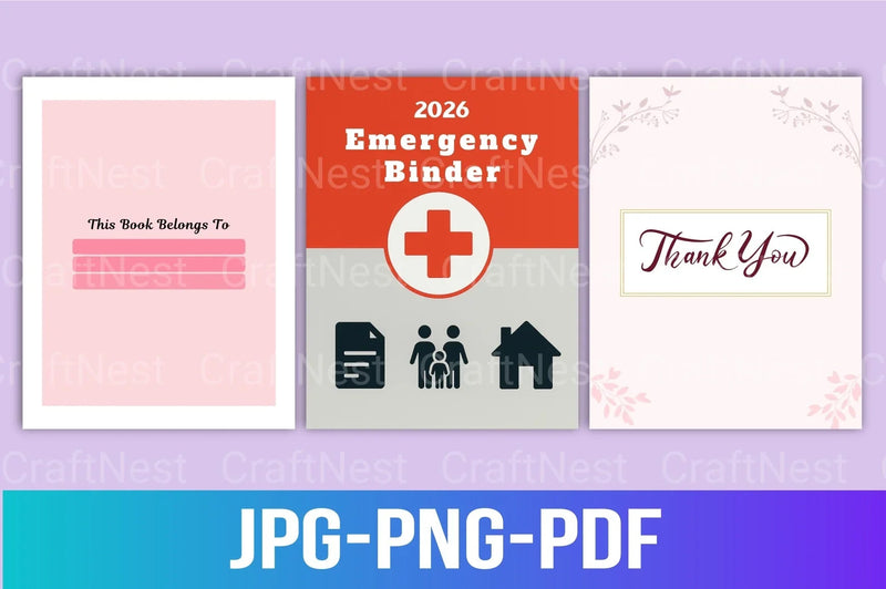 Essential EREPLACEncy Binder for Crisis Preparedness - CraftNest - Digital Crafting and Art