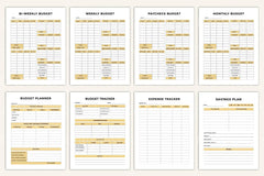 Savings Expense Tracker Tool - CraftNest - Digital Crafting and Art
