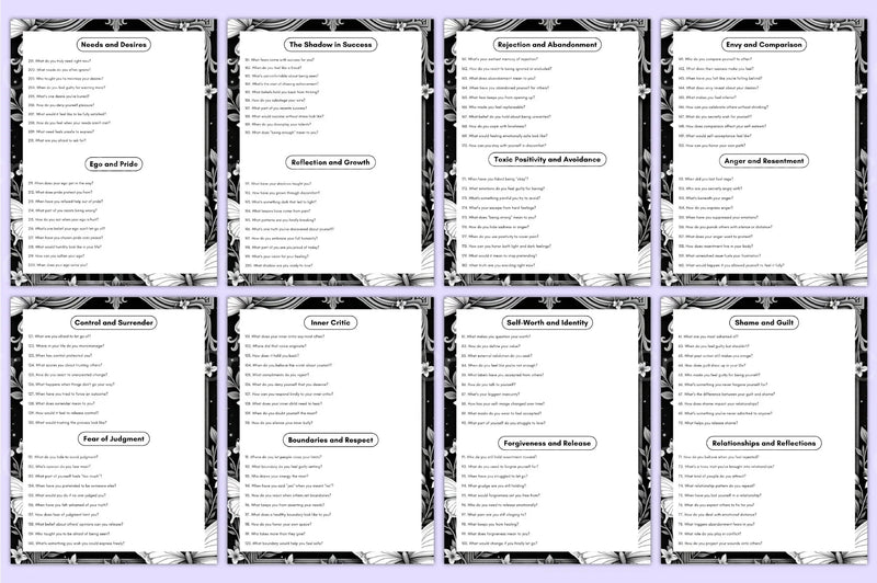 Shadow Work Prompts for Personal Growth - CraftNest - Digital Crafting and Art