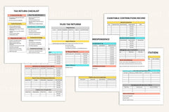 Tax Return Binder for Organized Filing - CraftNest - Digital Crafting and Art